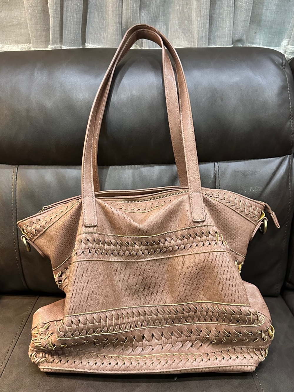 ANTIK KRAFT hand bag, purse, shoulder bag , vegan leather , bohemian